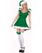 Fun World Green and White Elf Women Adult Christmas Costume - Large